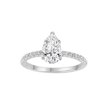 1.4ct Lab Grown Diamond Ring in 9K White Gold