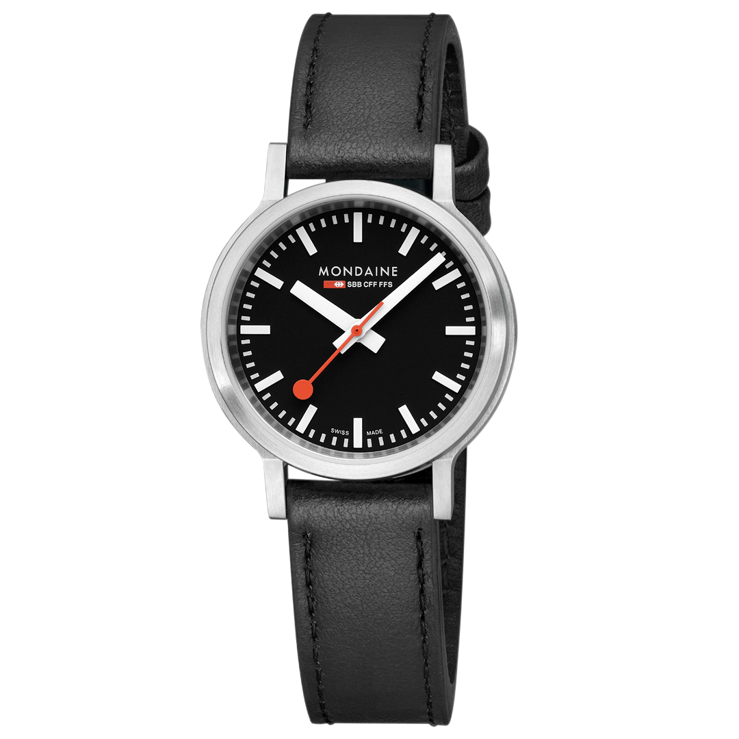 Mondaine Official Swiss Railways Stop2Go Automatic Super-LumiNovaÂ® 34mm Watch