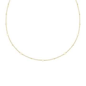 Ania Haie Gold Disc Station Necklace