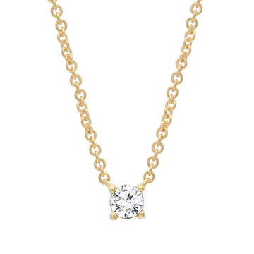 Diamond Necklace 40-45cm in 9K Yellow Gold