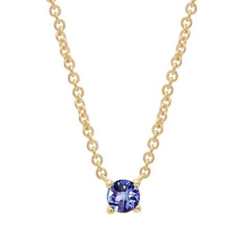 Alexandrite Necklace 40-45cm in 9K Yellow Gold