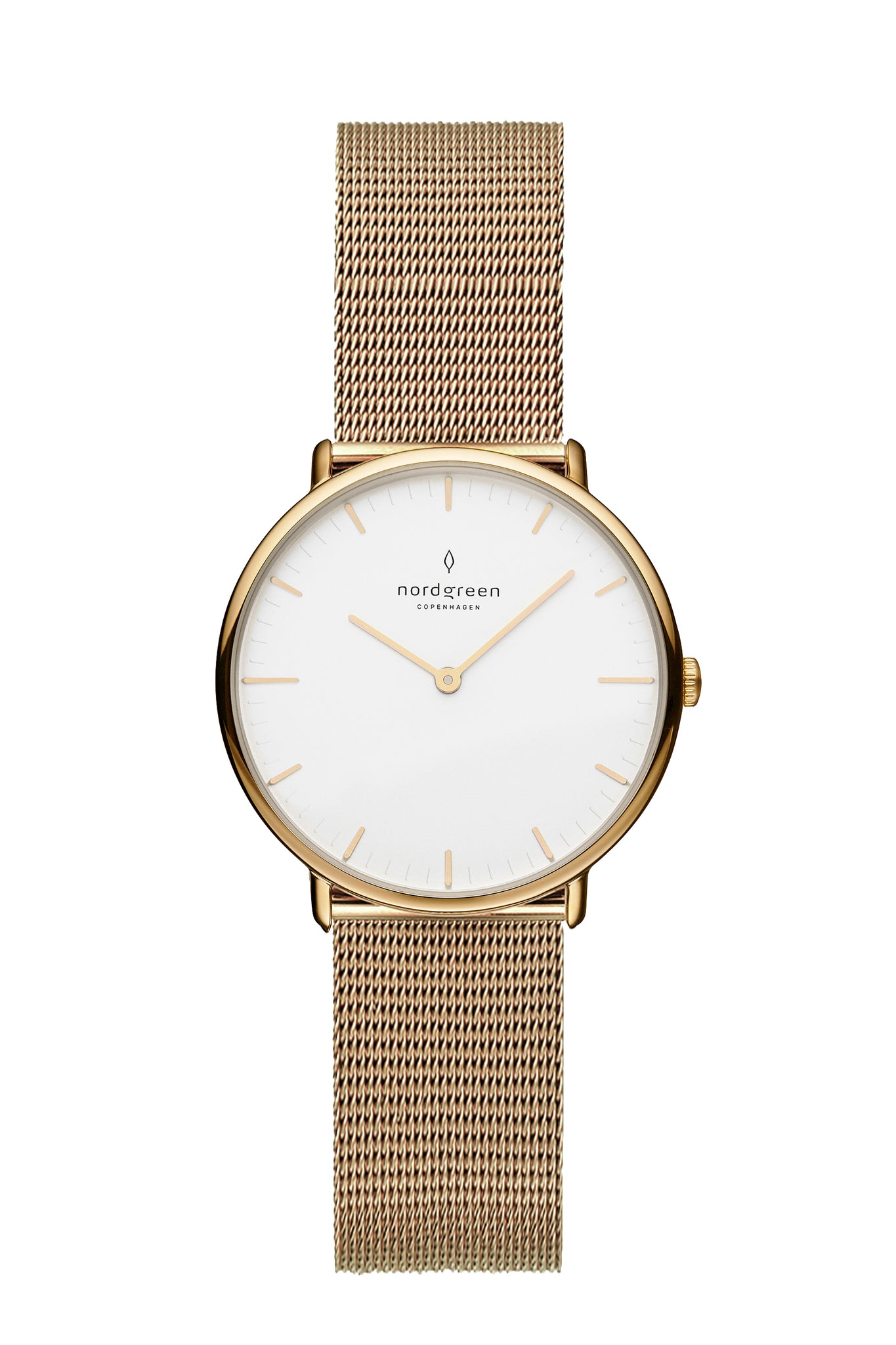 Nordgreen Native 28mm Gold Milanese Mesh Watch