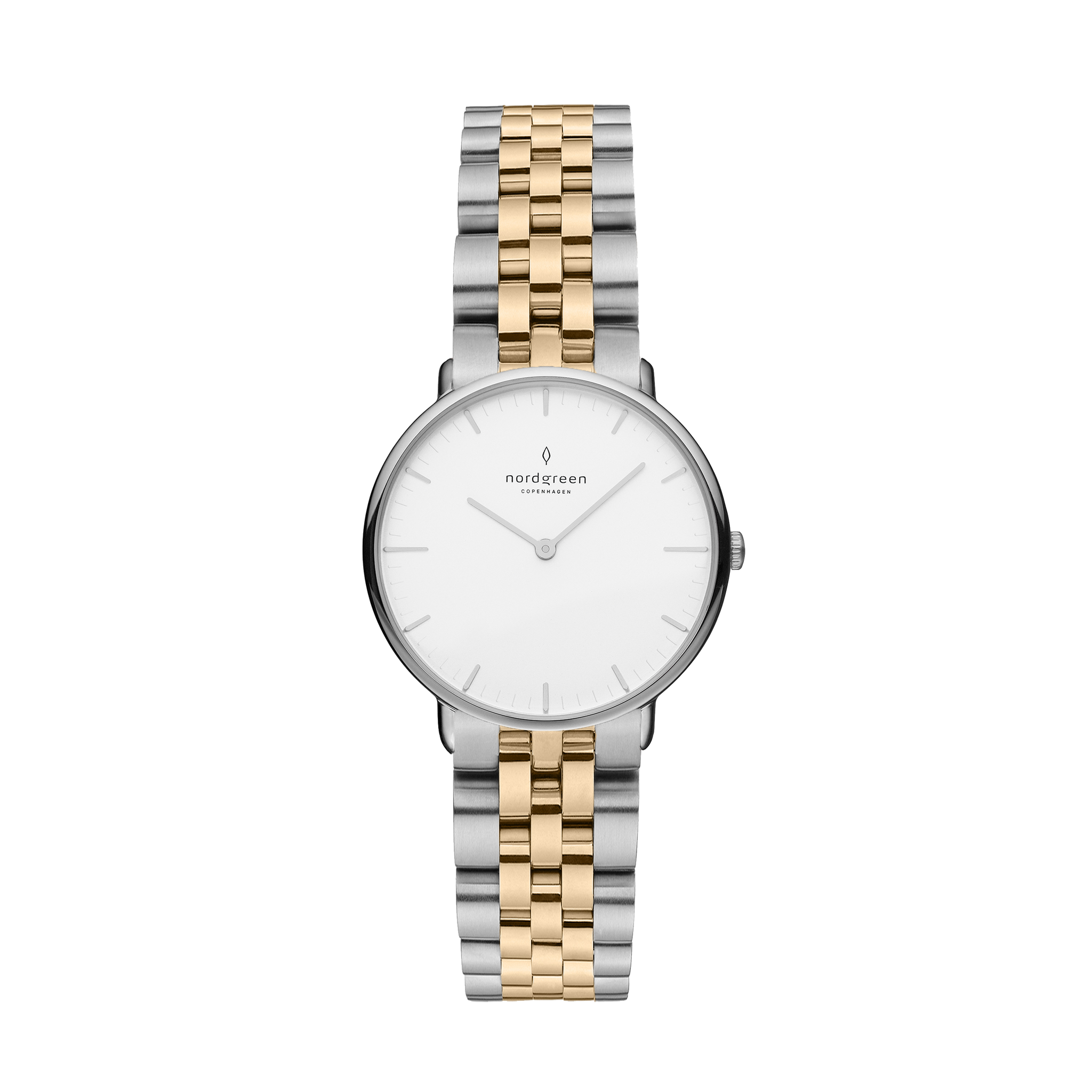 Nordgreen Native 28mm Two Tone Bracelet Watch