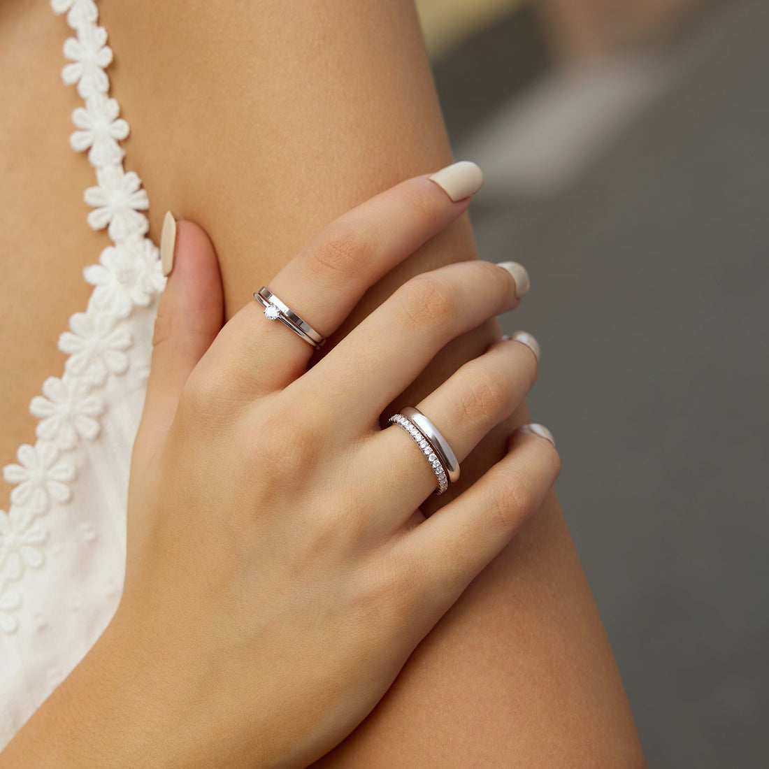 Ania Haie Silver Classic Slim Stacking Ring