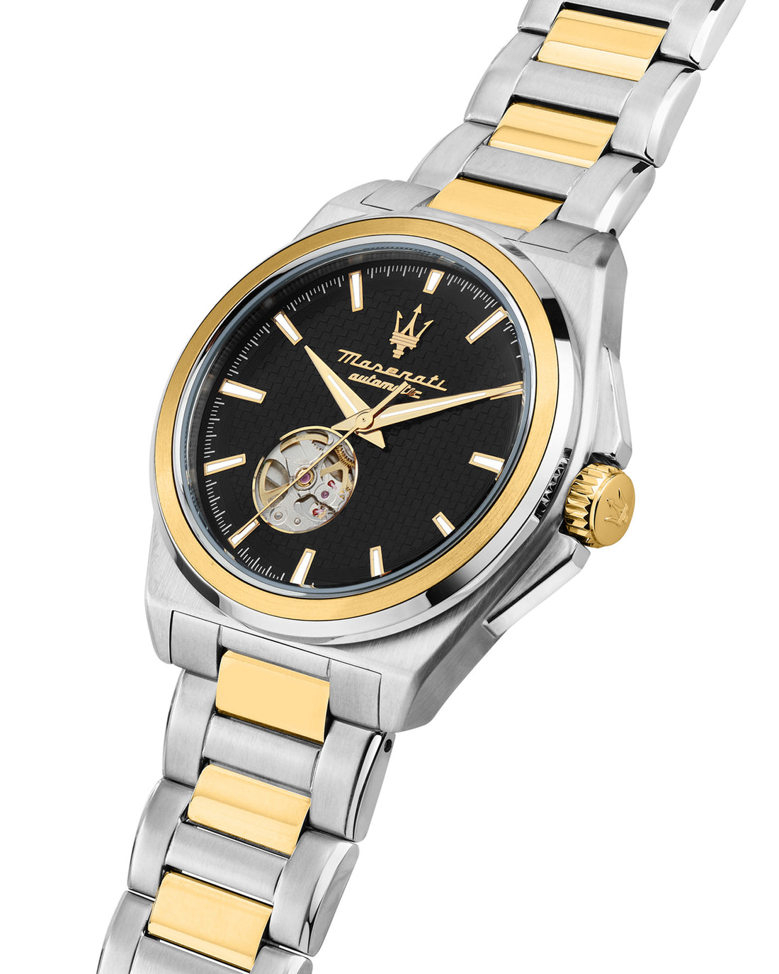 Maserati Velocita 41mm Automatic Black Dial Two Tone Stainless Steel Strap Watch