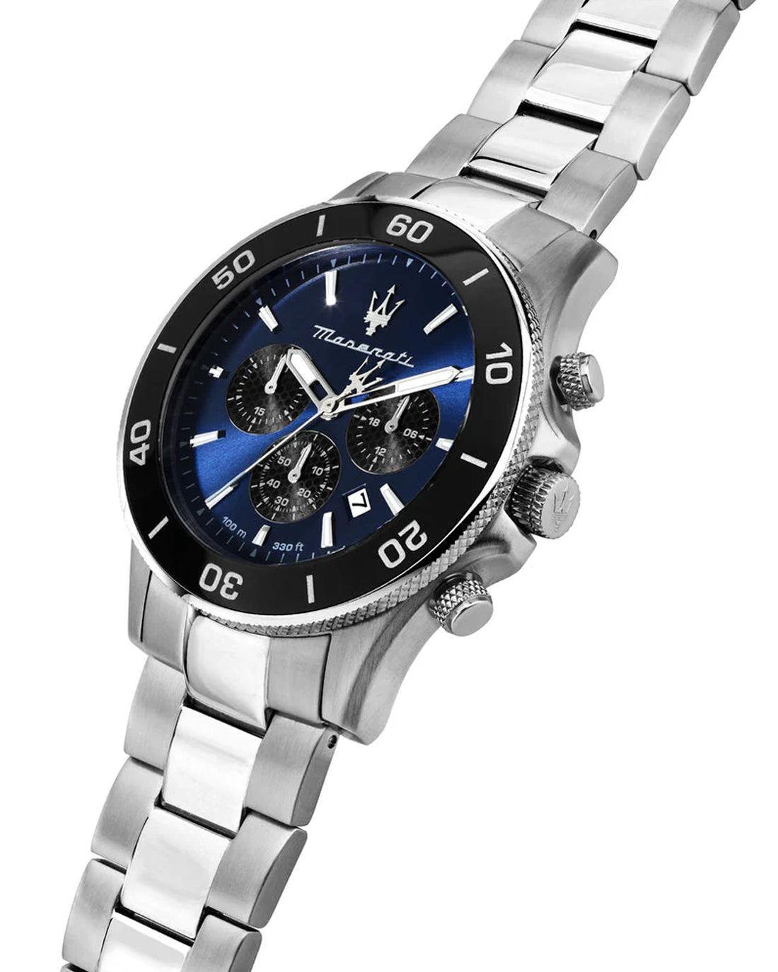 Maserati Competizione 43mm Blue Dial Stainless Steel Strap Watch