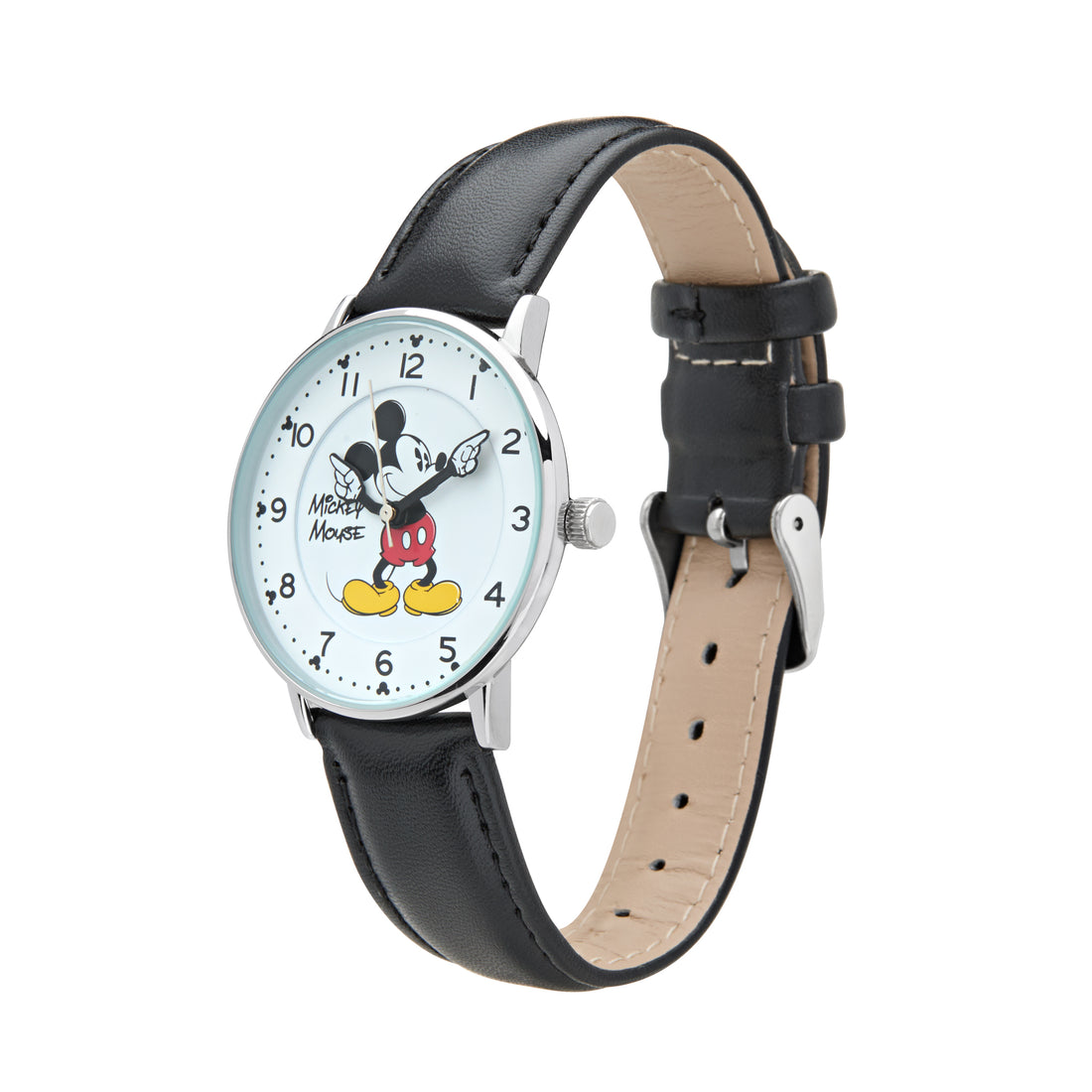 Disney Icon Mickey Collectors Edition 38mm Black Leather Watch