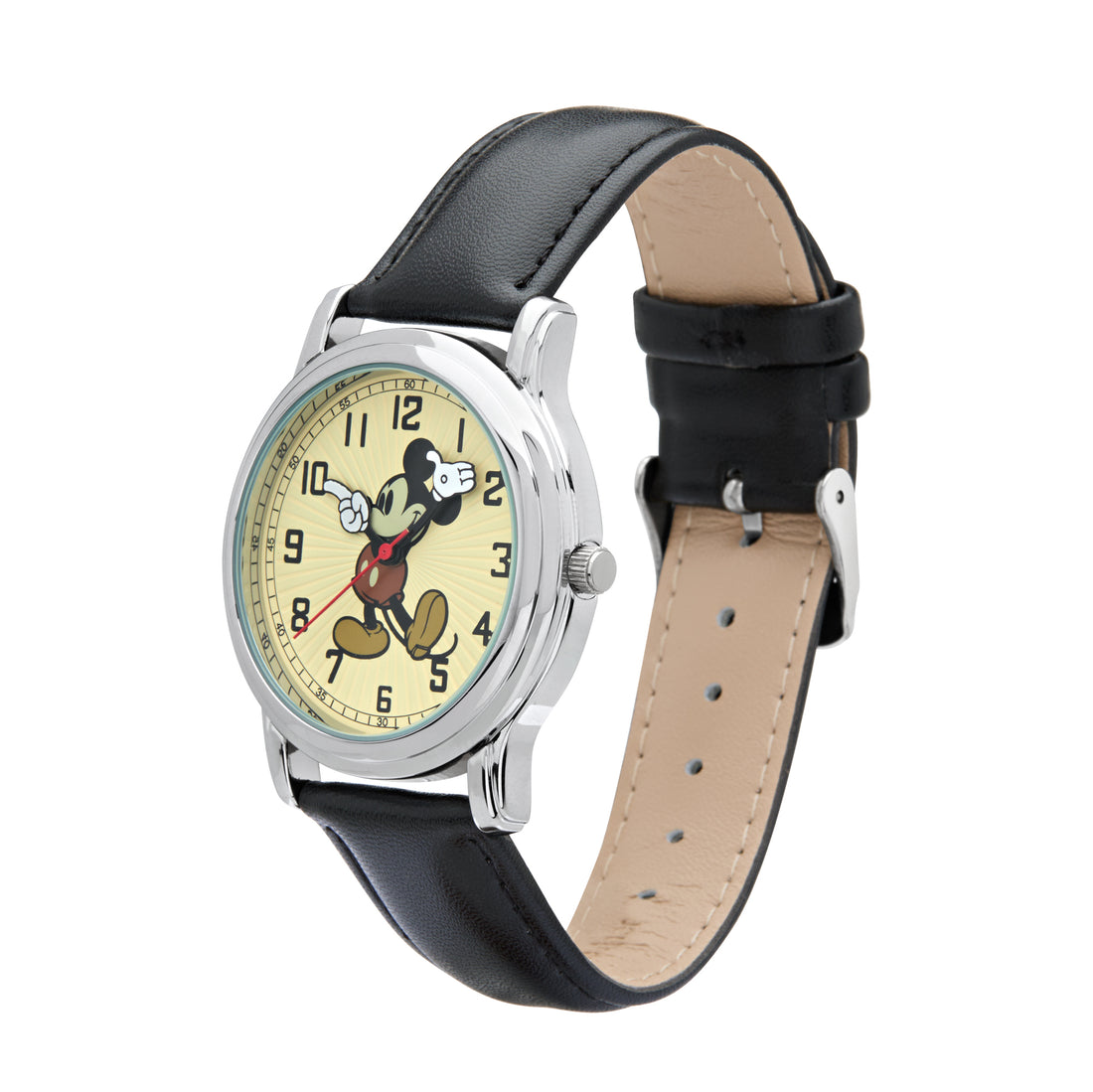 Disney Prime Mickey Collectors Edition 36mm Black Leather Watch