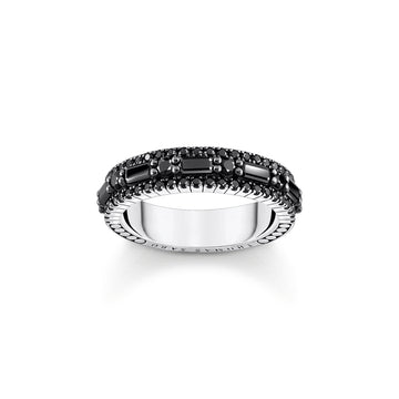 THOMAS SABO Ring with black zirconia