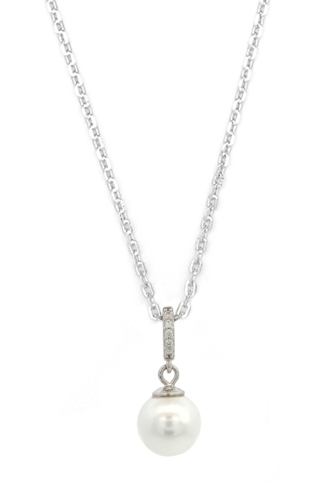 ADAGIO EFFORTLESS GLOW PEARL PENDANT SILVER