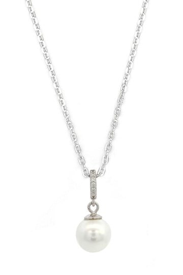ADAGIO EFFORTLESS GLOW PEARL PENDANT SILVER