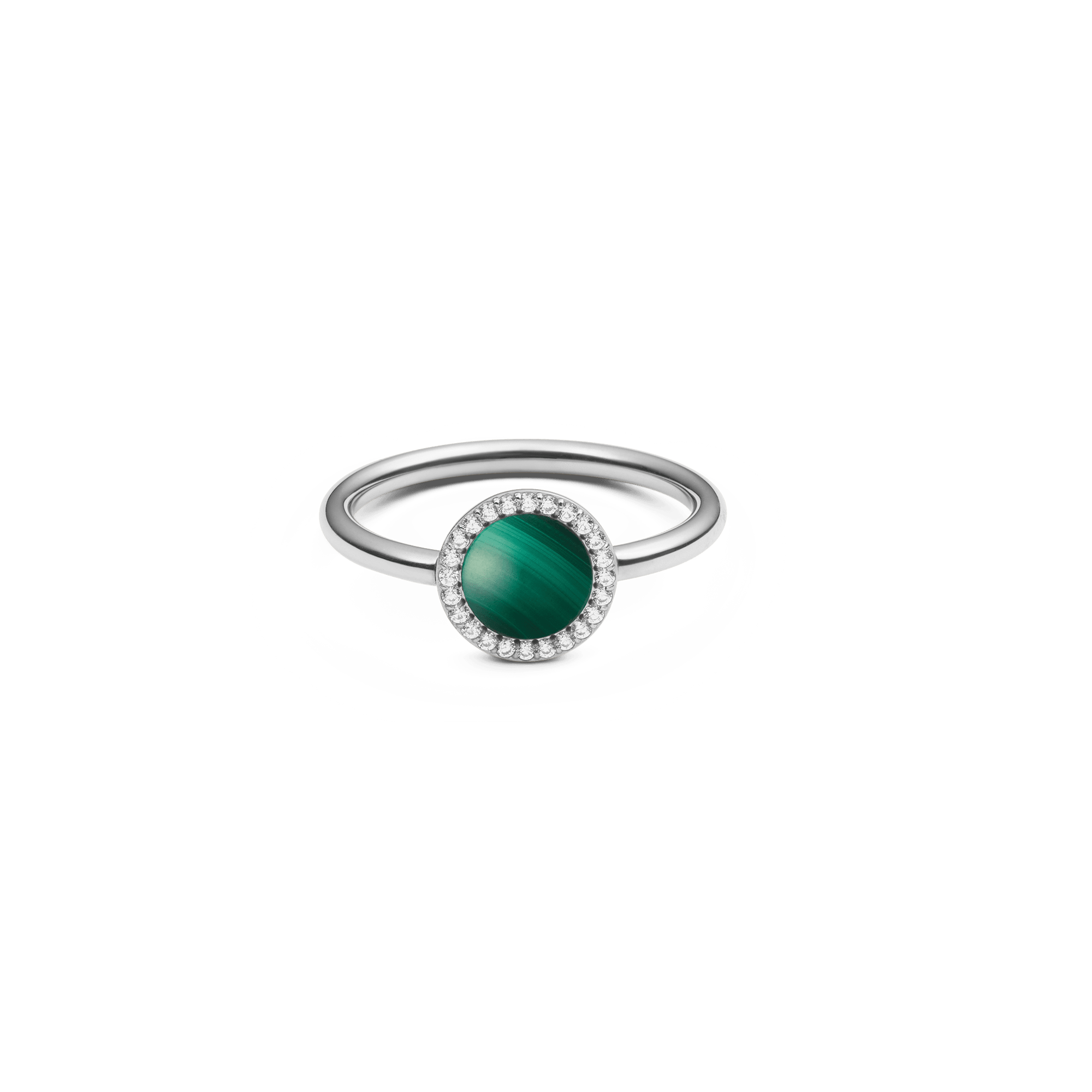Daniel Wellington Audrey Ring Malachite Silver
