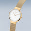 Bering Classic 31mm Gold Milanese Strap Watch