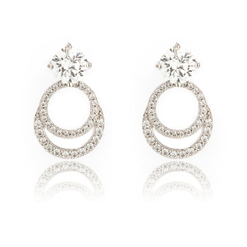 GODDESS LUNA EARRINGS SILVER