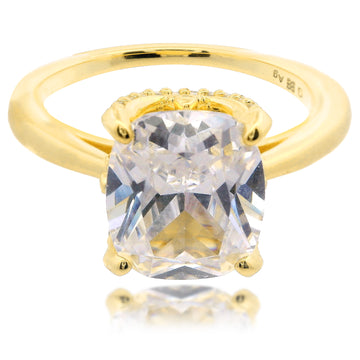 SYDNEY SOIRÉE ELAINE CUSHION CUT RING GOLD - 6