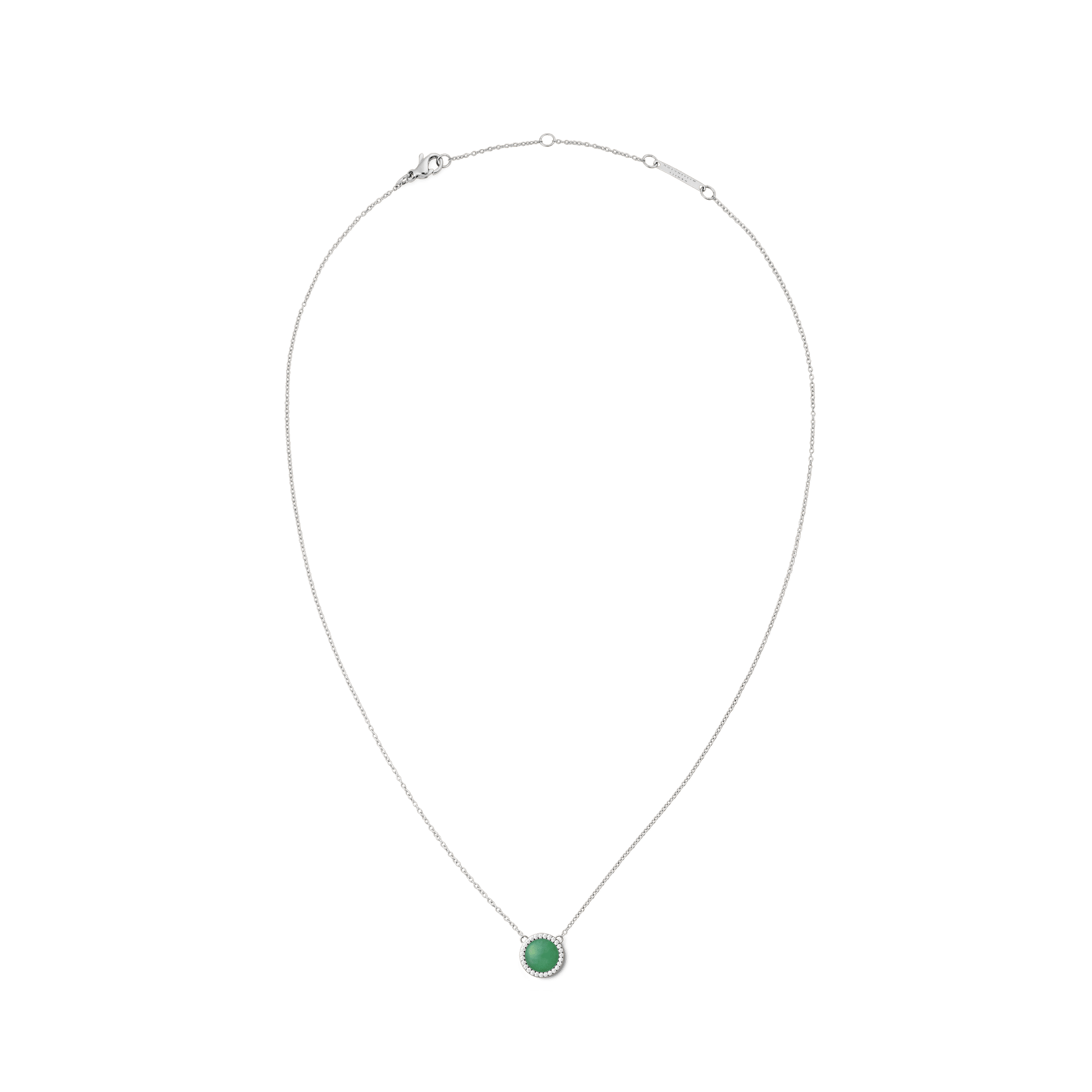 Daniel Wellington Audrey Necklace Jade Silver
