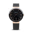 Bering Ceramic Polished Rose Gold Black Watch