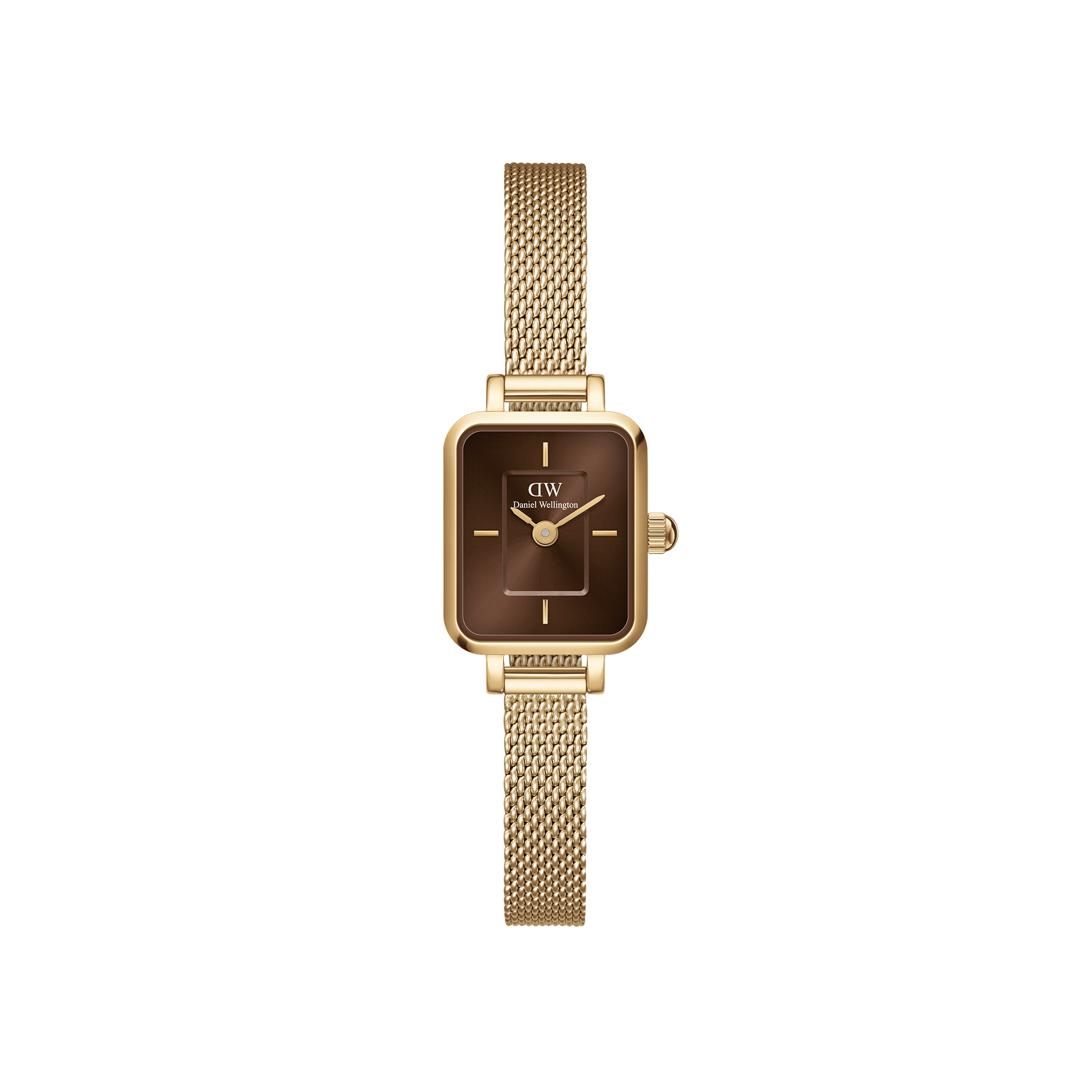 Daniel Wellington Quadro Mini Evergold Amber Watch