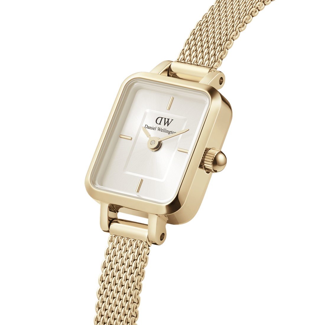 Daniel Wellington Quadro Mini Evergold Champagne Watch