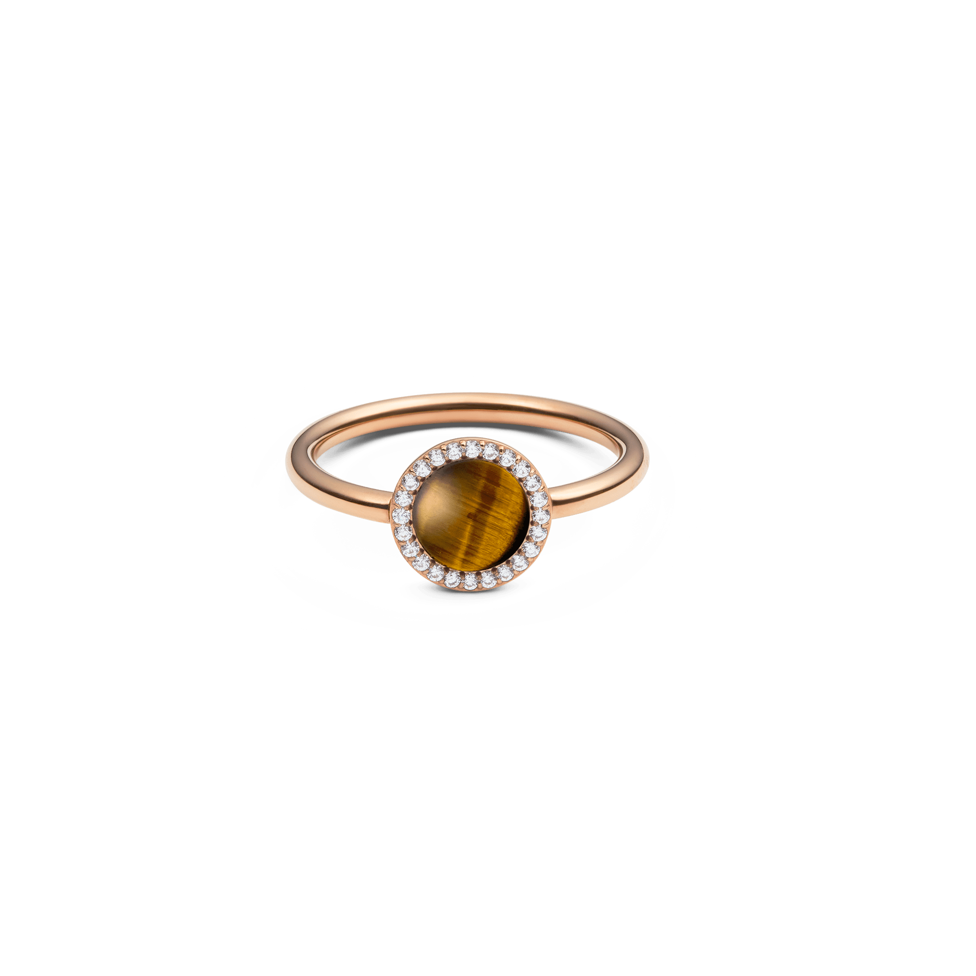 Daniel Wellington Audrey Ring Tiger Eye Rose Gold