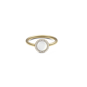 Daniel Wellington Audrey Ring Mother of Pearl Gold