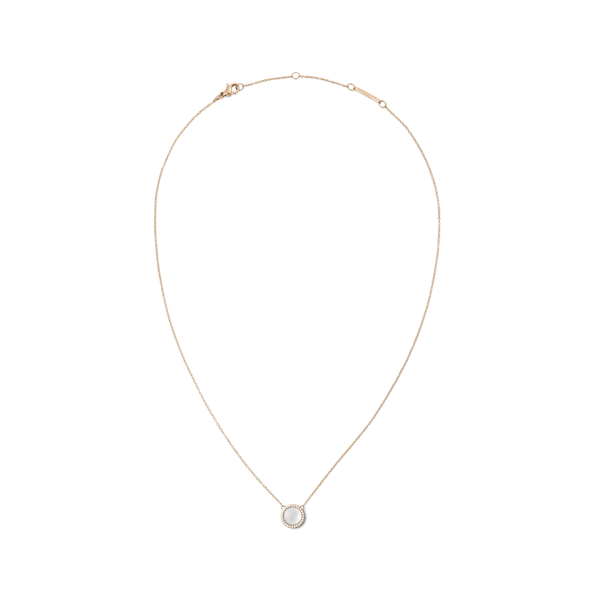 Daniel Wellington Audrey Necklace Mother of Pearl Rose Gold