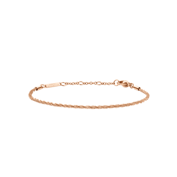 Daniel Wellington Elan Twisted Chain Bracelet Rose Gold