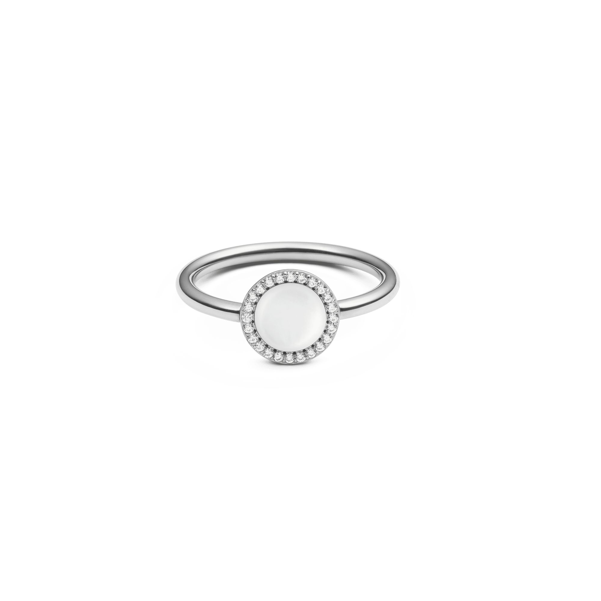 Daniel Wellington Audrey Ring Mother of Pearl Silver