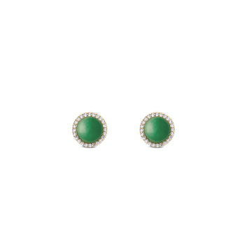 Daniel Wellington Audrey Earrings Jade Gold