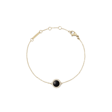 Daniel Wellington Audrey Bracelet Black Agathe Gold