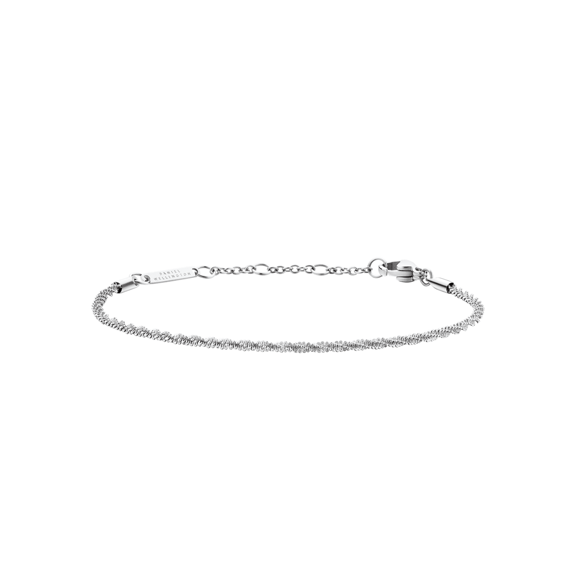 Daniel Wellington Elan Twisted Chain Bracelet Silver