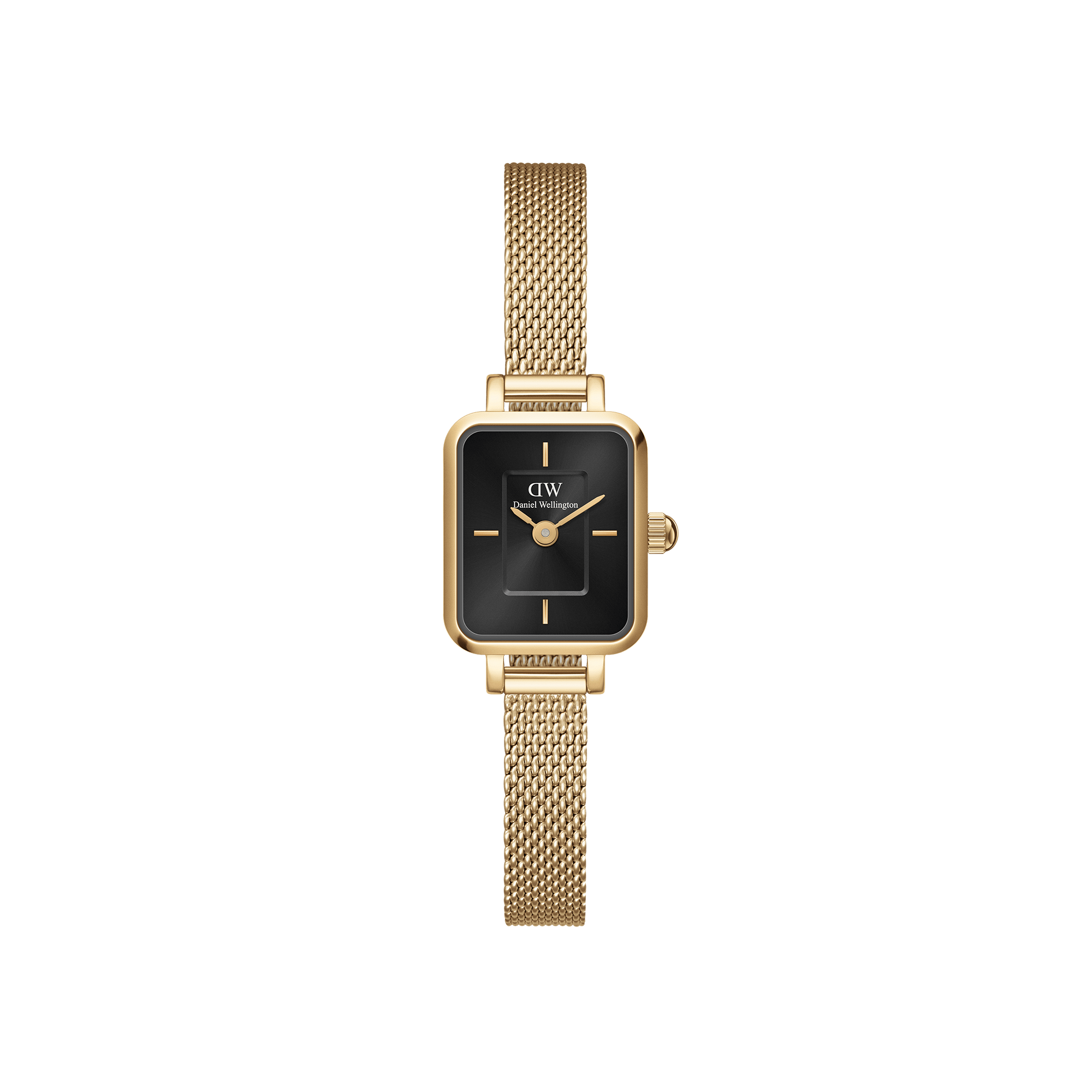 Daniel Wellington Quadro Mini Evergold Onyx Watch