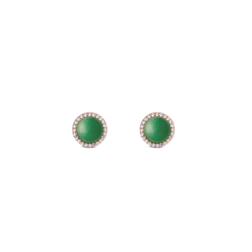 Daniel Wellington Audrey Earrings Jade Rose Gold