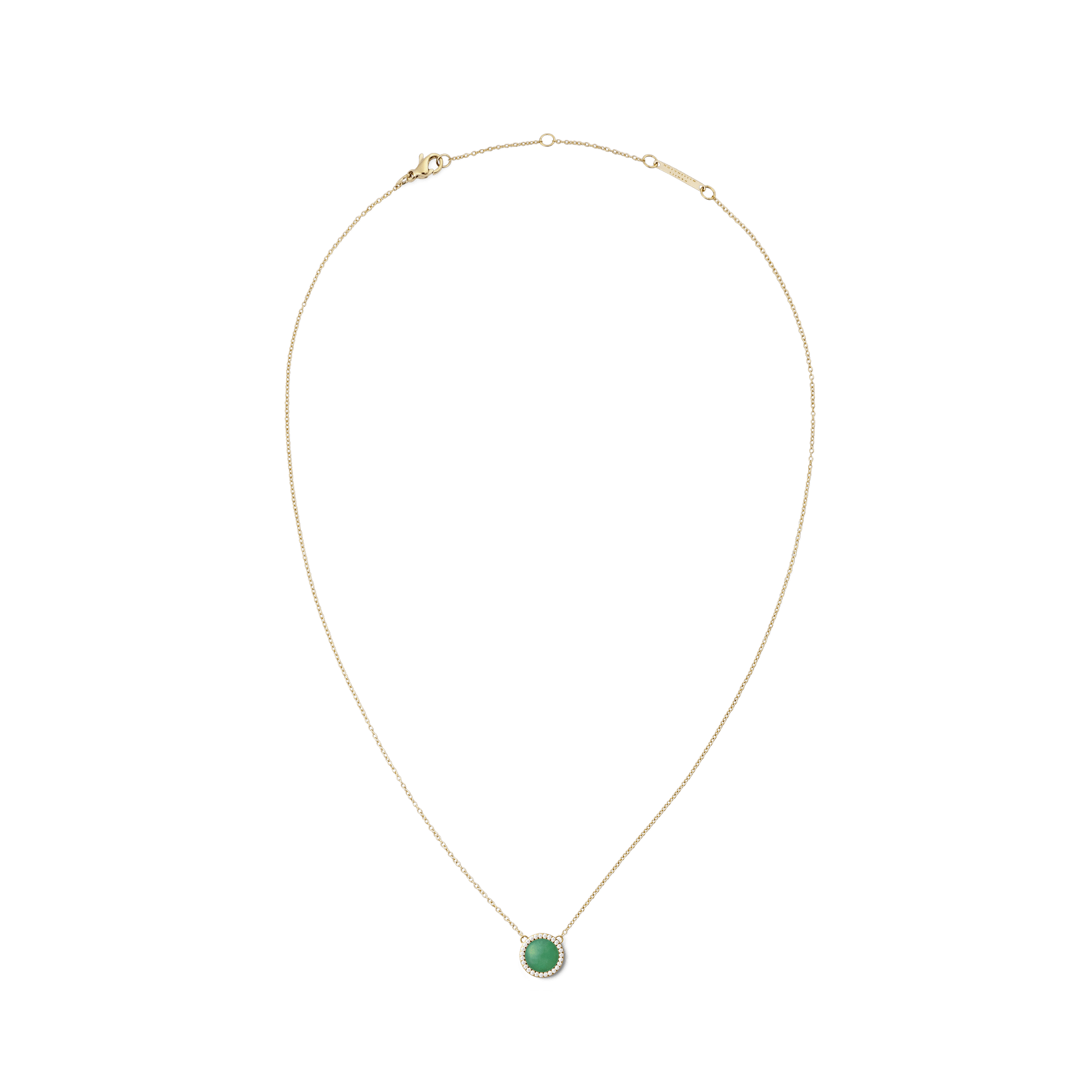 Daniel Wellington Audrey Necklace Jade Gold