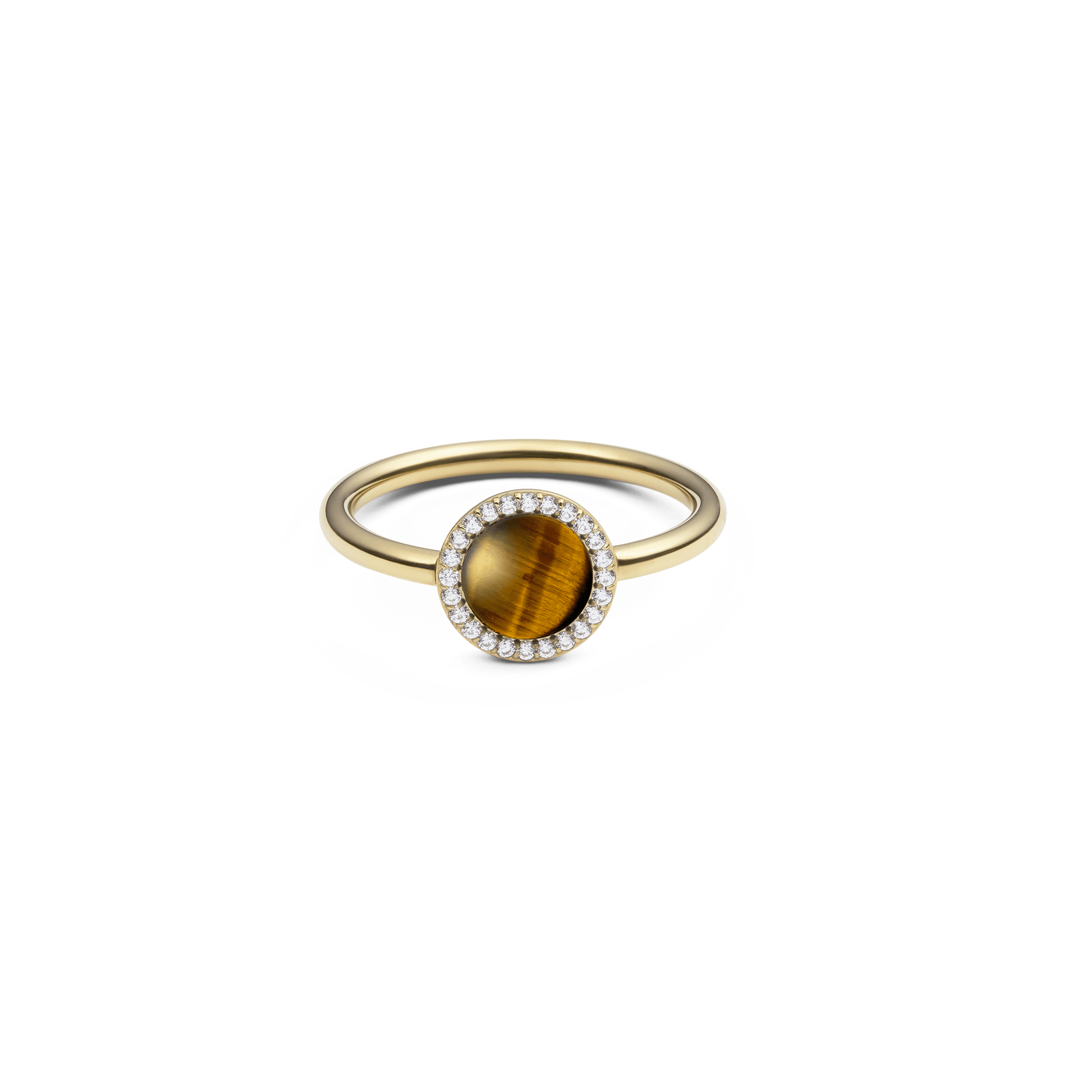 Daniel Wellington Audrey Ring Tiger Eye Gold